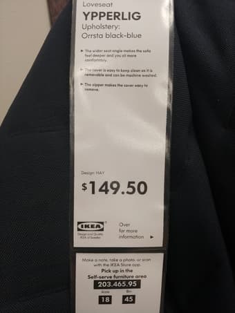 Ikea loveseat for2-3 2