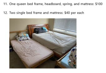 Moving sale (bed/closet) 1