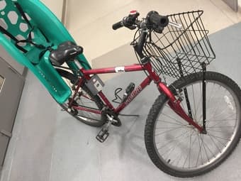 Specialized bike with child carrier 1