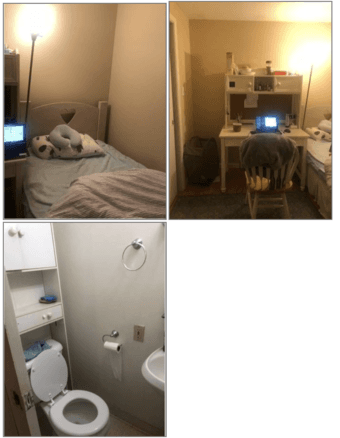 Near campus room for rent $1,200 per month deposit $600 included WiFi 1