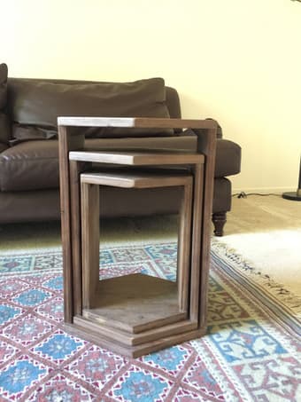 PBteen Hex Coffee Tables - 2 sets of 3 nesting tables available 1