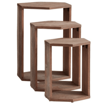 PBteen Hex Coffee Tables - 2 sets of 3 nesting tables available 3