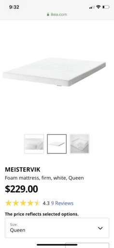 Queen bed mattress 2