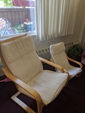 Ikea pong chair 1