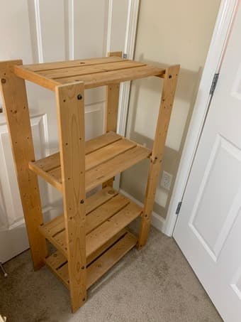 Wooden shelf 1