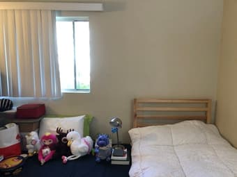 Safe private bedroom available in April 2