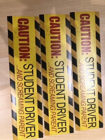 student driver magnets 1