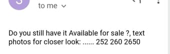 BEWARE OF SCAMMERS! 1