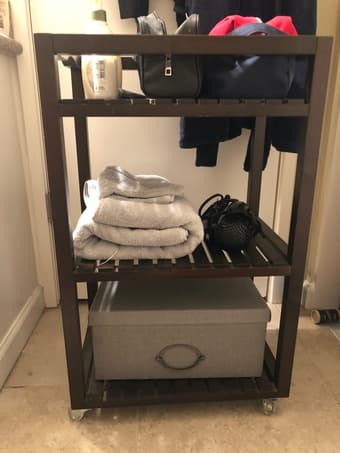 Wooden Bathroom Cart - For sale! 1