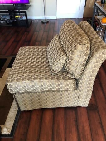 Armless Accent Chair - For sale! 1
