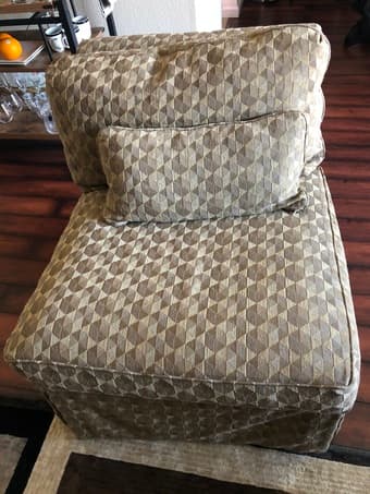 Armless Accent Chair - For sale! 2