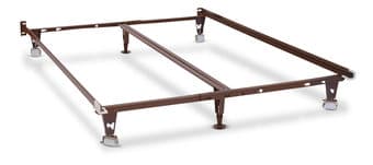 Queen box spring with metal bed frame 3