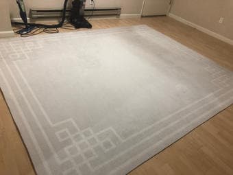 8' x 10' Gray/White Area Rug with Eternity Border 1