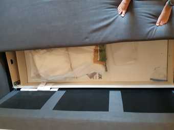 Ikea Couch-convertible in Queen Size Bed (original price 500) 2