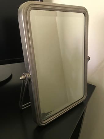 Vanity mirror for desk 1