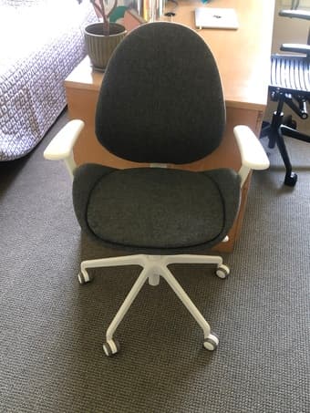 Office Chair Ikea HATTEFJÄLL gray 1