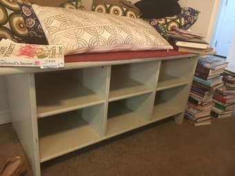 Bookshelf + bench 1