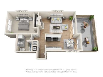 Mountain View 1B1B apartment; one month free +800 signing bonus 2