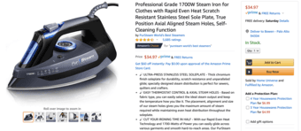 Steam Iron and Tabletop Ironing Board 1