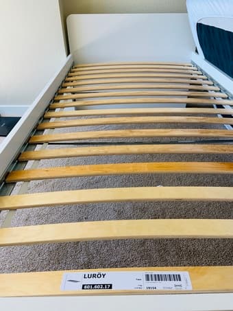 IKEA bed frame and mattress 2