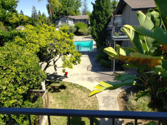 Bedroom of 2b2b apartment in Palo Alto for rent 1