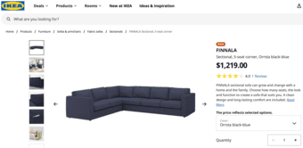 IKEA couch in great shape 1