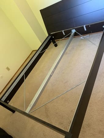Full-size mattresses and bed frame 2