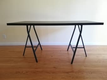 LINNMON / LERBERG IKEA Table, desk black-brown 1