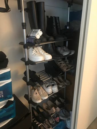 Excellent Shoe Rack for Closet - holds 18-24 pairs of shoes! 2