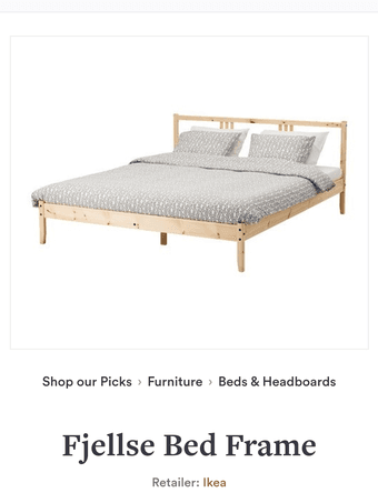 Ikea Full size bed frame 2
