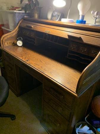 Hardwood DESK 1