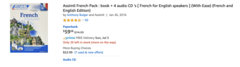 Assimil French Pack - Used Like new 1