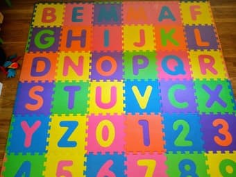 Baby / toddler Alphabet Puzzle Mat 2