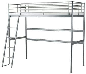 IKEA Loft Bed Frame, Silver Color 1
