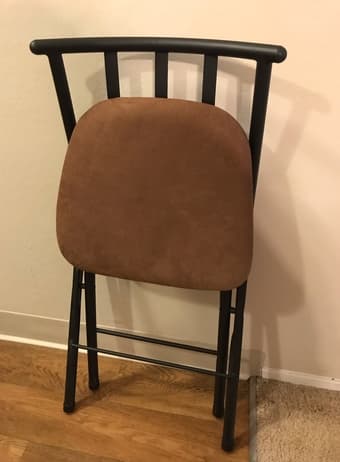 wood desk, chair, folding chair, Storage boxes 2