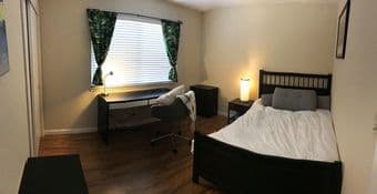 Furnished $1317/mo private room ~5-10min drive/bike to Stanford 3