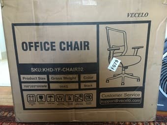 Rolling Office Chair - brand new, not assembled 2