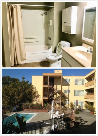 Furnished bedroom with private bathroom in 2B1.5B Apartment in RWC 2