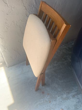 foldable wood chair 2