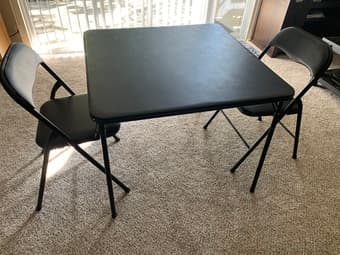 Table and chairs 1
