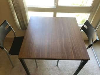 Table and chairs 1