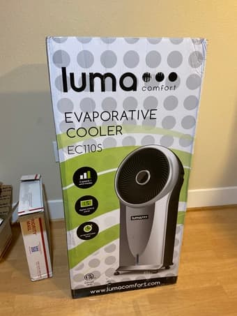 IKEA desk, IKEA Poa chair, AC Cooler - Moving Sale! 3