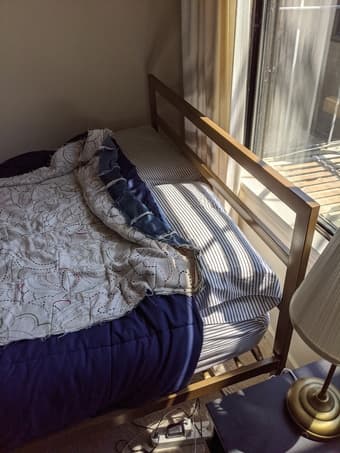 FREE Full-sized Bed + Mattress for pickup 2