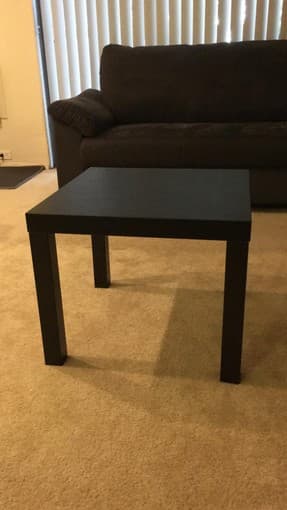 IKEA coffee table and chair -price negotiable 1