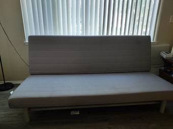Ikea sofa beds and 5ft bean bag for sale 1