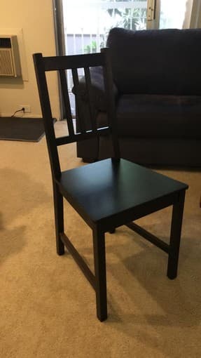 IKEA coffee table and chair -free 1