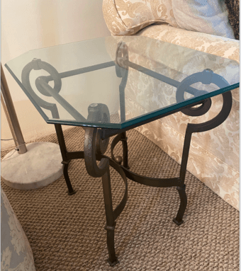 sofa and glass table 1