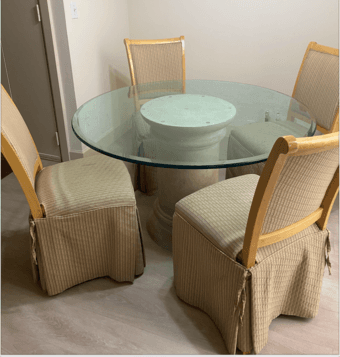 dining table and chairs 2