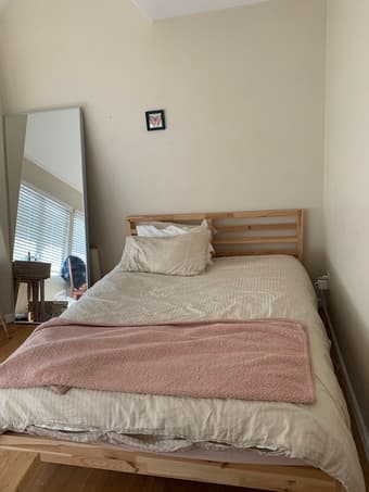 IKEA bed frame (queen) and mattress (queen) 3