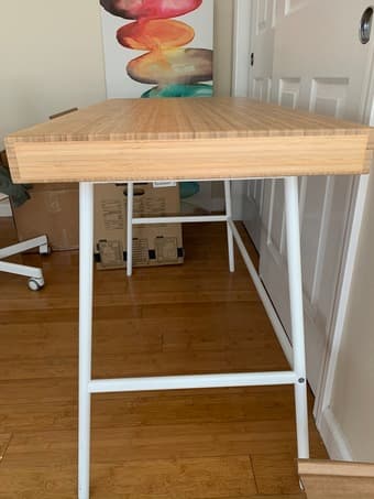 IKEA desk + chair for sale 2